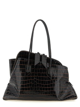 The Attico Brown Bovine Leather Shoulder Bag