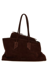 Sac bandoulière en veau marron The Attico
