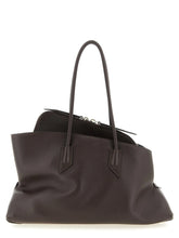 Le Sac à Épaule Attico Marron en Veau