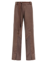 The Attico Brown Cotton Casual Pants