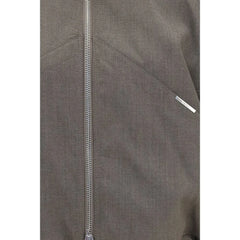 The Attico Brown Wool Oves Aries Bomber