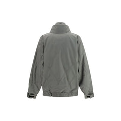The Attico Gray Cotton Bomber