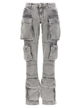 The Attico Gray Cotton Cargo Pants