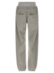 The Attico Gray Cotton Joggers (Workout Pants)