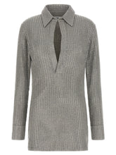 The Attico Gray Cotton Short Dress - IT40