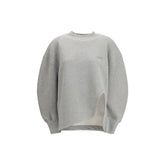 The Attico Gray Cotton Sweatshirt