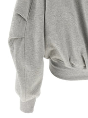 The Attico Gray Cotton Sweatshirt