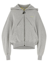 The Attico Gray Cotton Sweatshirt