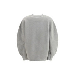The Attico Gray Cotton Sweatshirt
