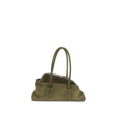 The Attico Green Calf Leather Bos Taurus Shoulder Bag