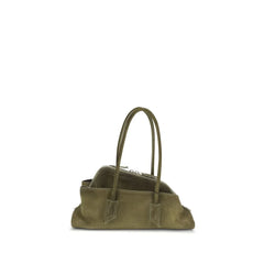 The Attico Green Calf Leather Bos Taurus Shoulder Bag