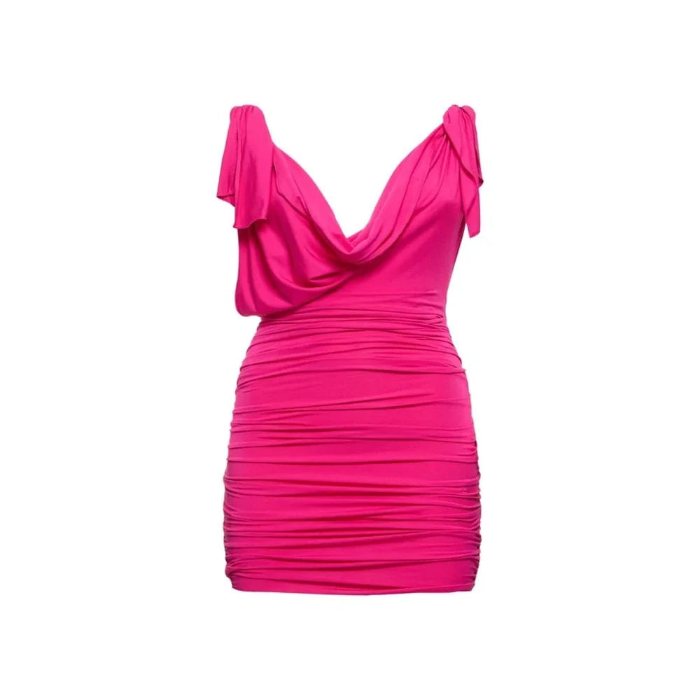 The Attico Multicolor Elastane Casual Dress - 40
