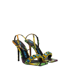 The Attico Multicolor Leather Stiletto Heels Sandals - Sandals