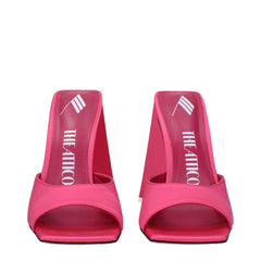 The Attico Pink Fabric Platforms