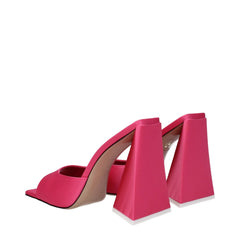 The Attico Pink Fabric Platforms - Sandals