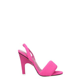 The Attico Pink Fabric Stiletto Heels Sandals - Sandals
