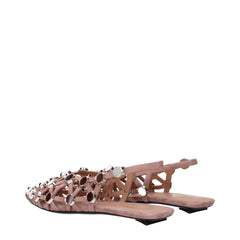 The Attico Pink Leather Ballet Flats - EU36.5/US6.5