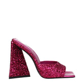 The Attico Rosa Plast Plattform Sandaler