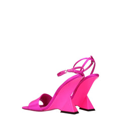 The Attico Pink Satin Platforms - EU36.5/US6.5