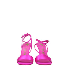 The Attico Pink Satin Platforms - EU36.5/US6.5