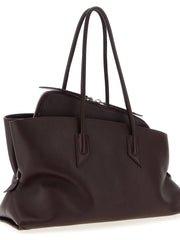 The Attico Purple Calfskin Shoulder Bag