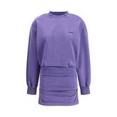The Attico Purple Cotton Casual Dress - IT40 | M