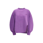 The Attico Purple Cotton Sweatshirt