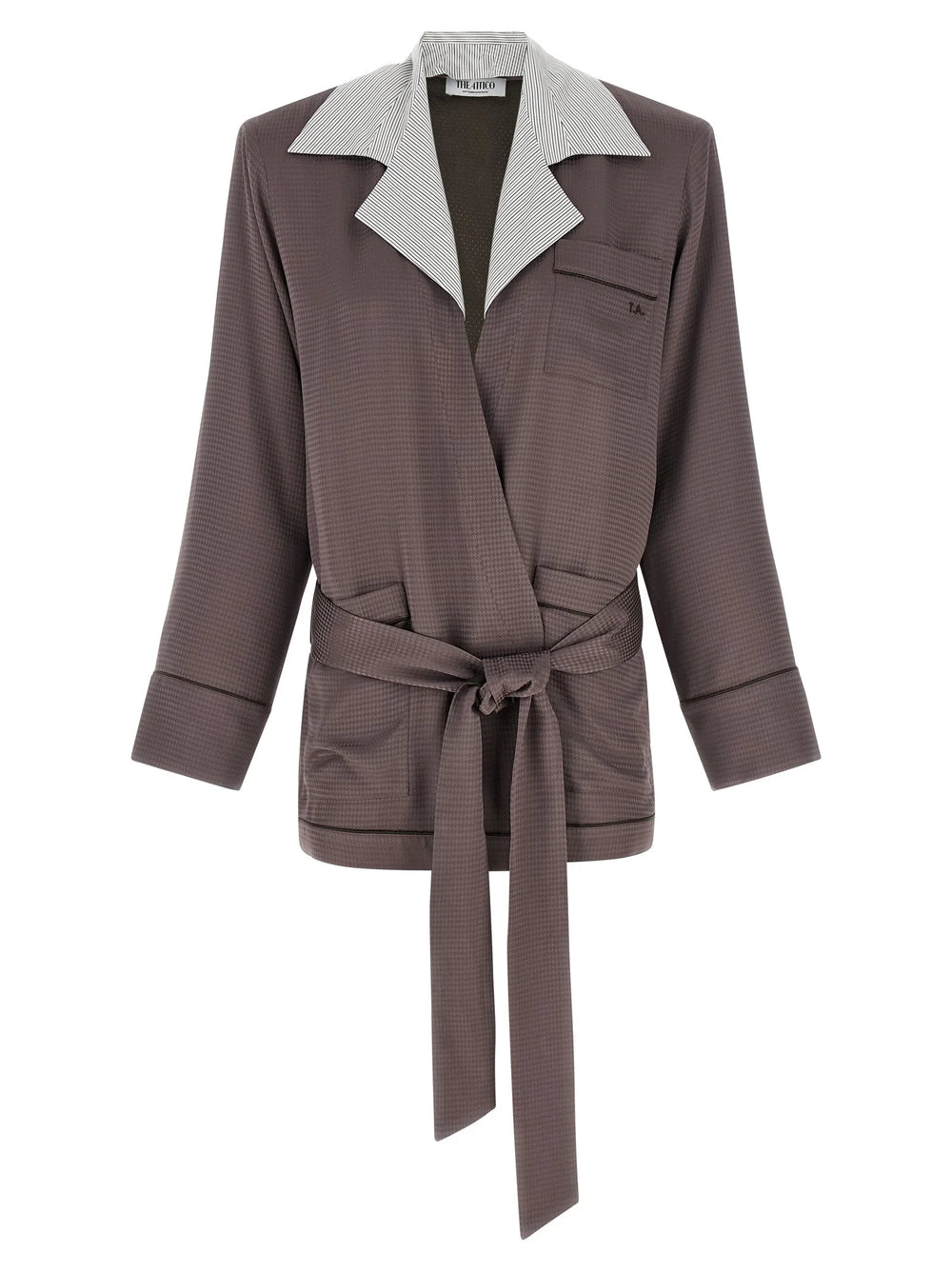 The Attico Purple Viscose Blazer - IT36 | S