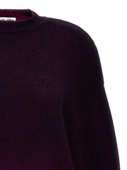 The Attico Purple Wool Short Dress - IT40