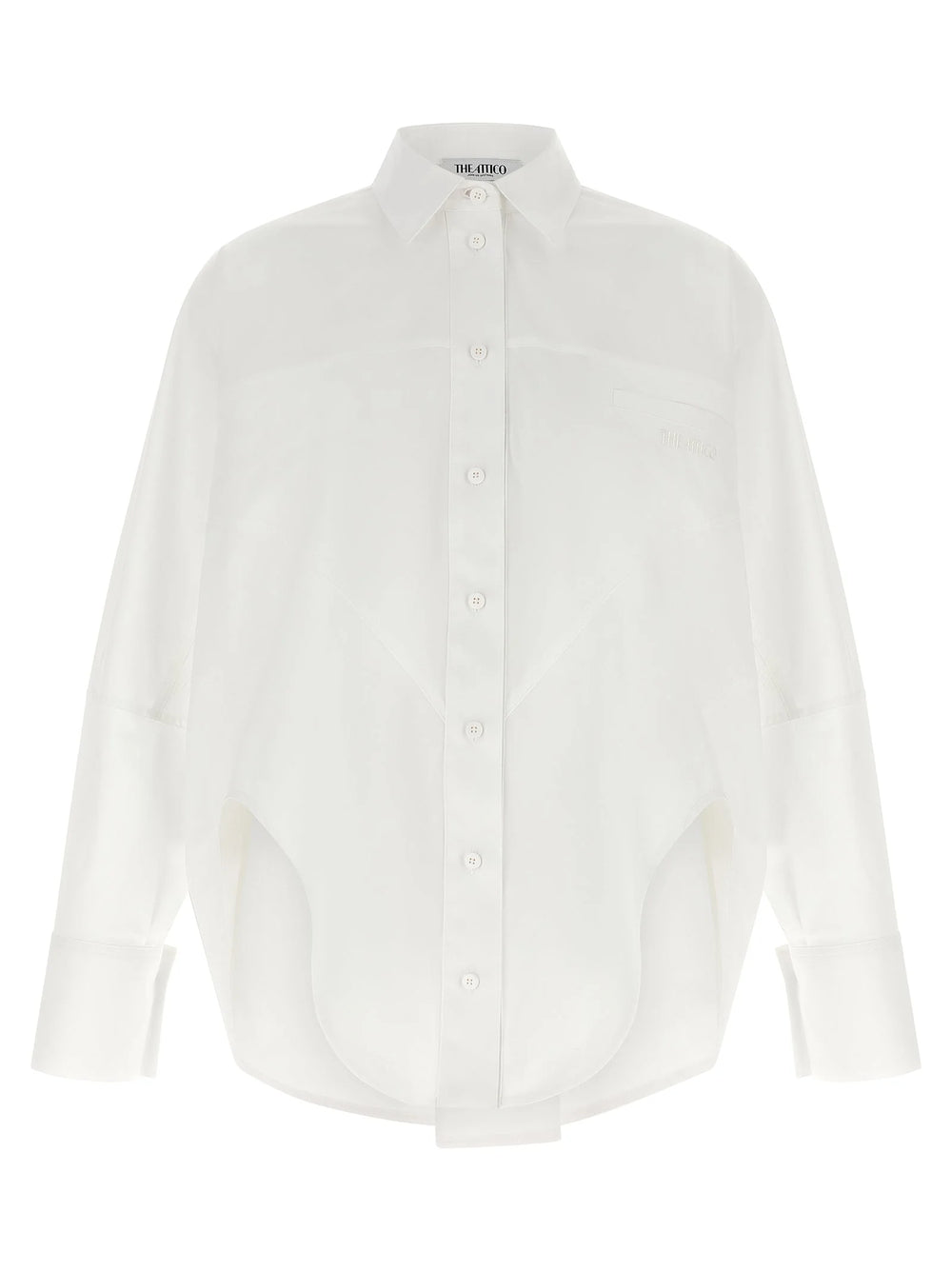 The Attico White Cotton Blouse