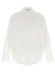The Attico White Cotton Blouse