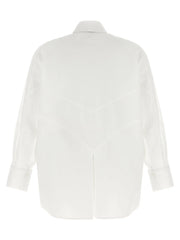 The Attico White Cotton Blouse