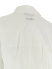 The Attico White Cotton Short Dress