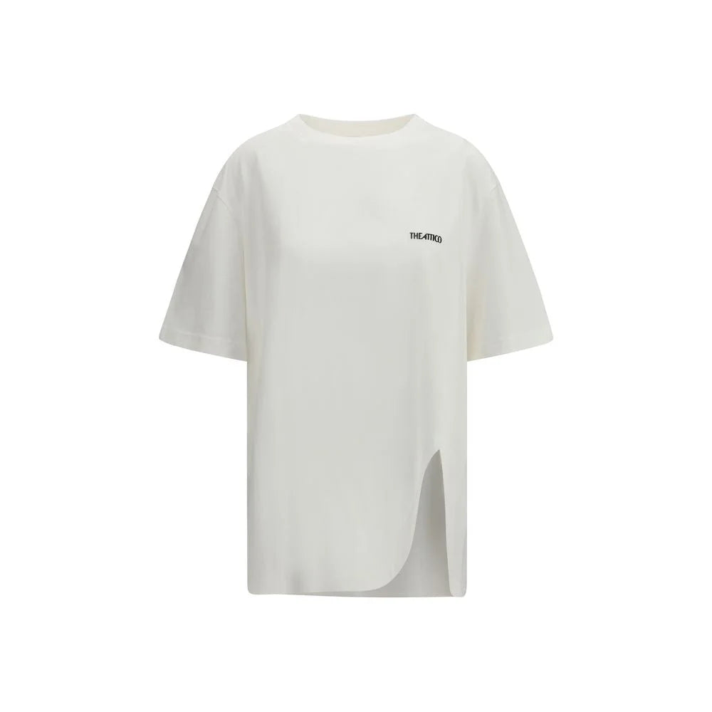 The Attico White Cotton T-Shirt - IT38 | S