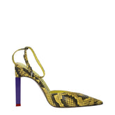 The Attico Yellow Leather High Heel Pumps - EU37/US7