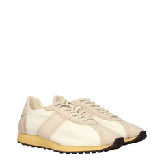 The Row Beige Fabric Athletic Sneakers - EU40/US7