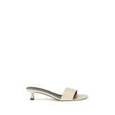 The Row Beige Lamb Ovis Aries Aries Stiletto Heel Sandals - EU36/US6