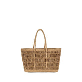 The Row Beige Raffia Shoulder Bag