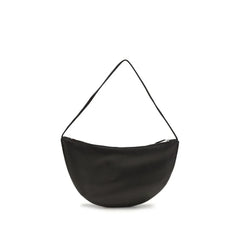 The Row Black Calf Leather Bos Taurus Shoulder Bag