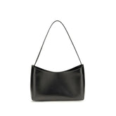 The Row Black Calf Leather Bos Taurus Shoulder Bag