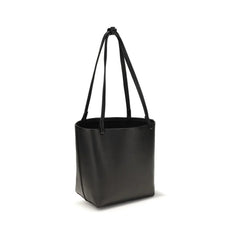The Row Black Calf Leather Bos Taurus Shoulder Bag