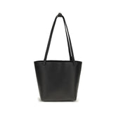 The Row Black Calf Leather Bos Taurus Shoulder Bag