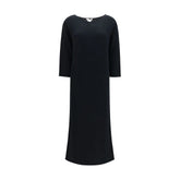 The Row Black Cotton Casual Dress - S