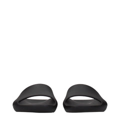 The Row Black Cotton Slippers