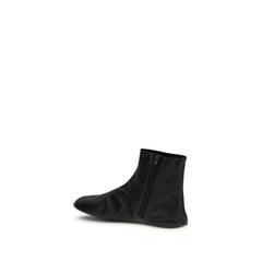 The Row Black Lamb Ovis Aries Aries Ankle Boots