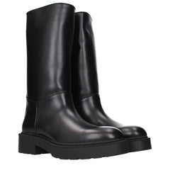 The Row Black Leather Boots - EU36/US6