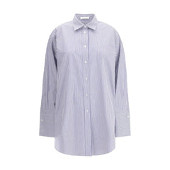 The Row Blue Cotton Dress Shirt - 4
