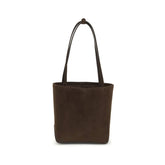 The Row Brown Calf Leather Bos Taurus Handbag