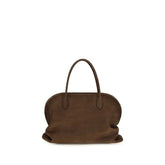 The Row Brown Calf Leather Bos Taurus Shoulder Bag