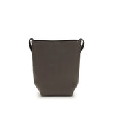 The Row Brown Calf Leather Bos Taurus Shoulder Bag